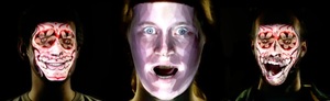 FaceForge: Markerless Non-Rigid Face Multi-Projection Mapping